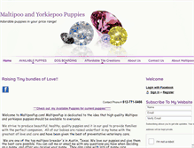 Tablet Screenshot of maltipoopup.com